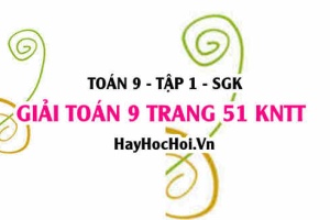 Giải Toán 9 trang 51 tập 1 Kết nối tri thức